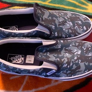Shark camo vans
